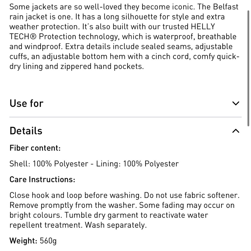 Helly Hansen Long Belfast Jacket - image 5